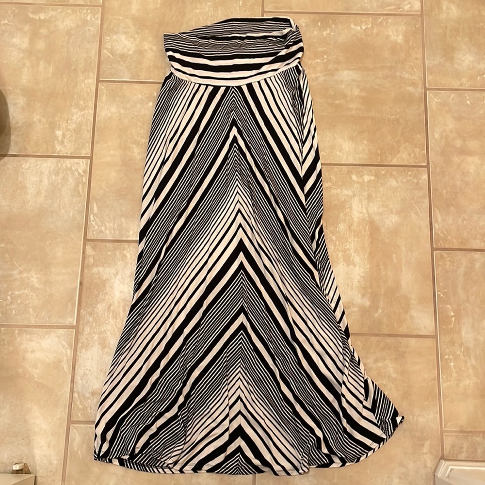 Maternity maxi skirt